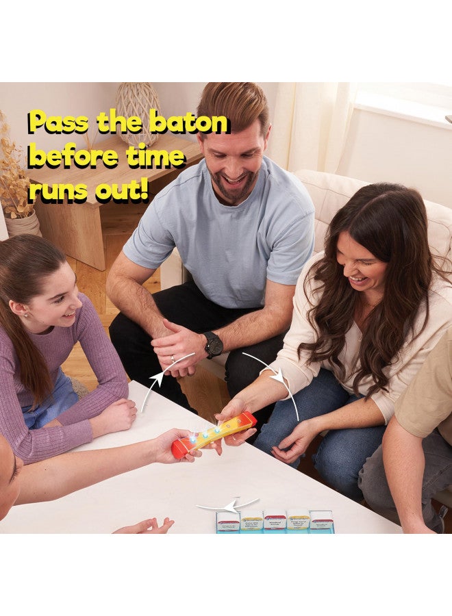 5 Second Rule Relay - Family Party Game - Electronic Relay Baton - Shout It Out & Pass It Fast! - for 2 or More Players, for Kids Ages 8 and Up - Image 3