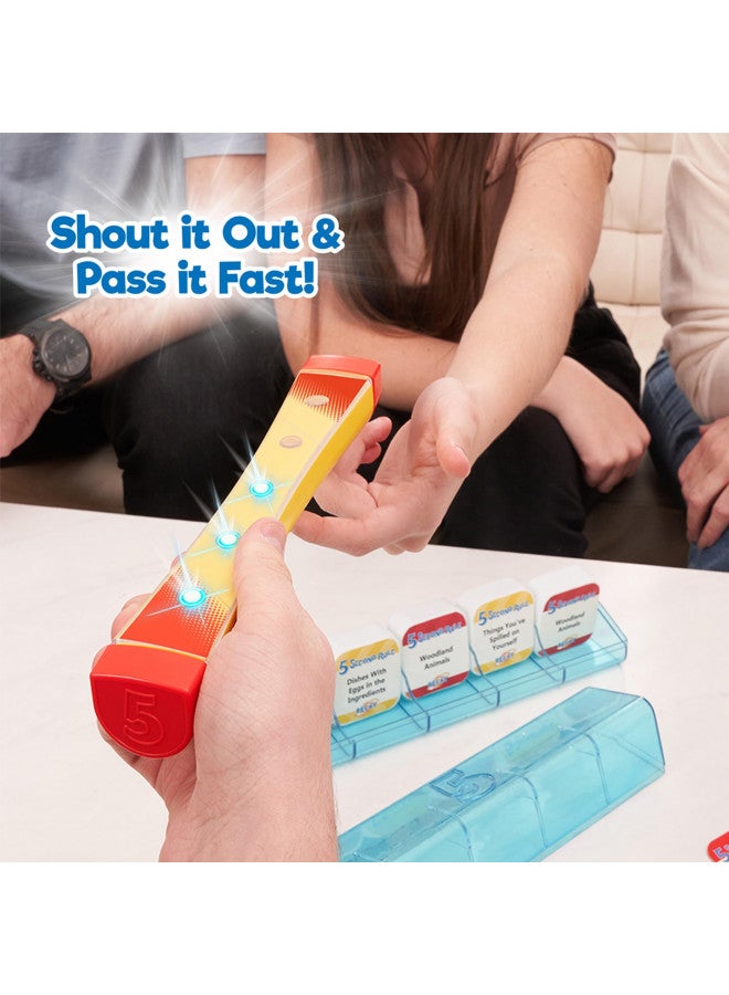 5 Second Rule Relay - Family Party Game - Electronic Relay Baton - Shout It Out & Pass It Fast! - for 2 or More Players, for Kids Ages 8 and Up - Image 2