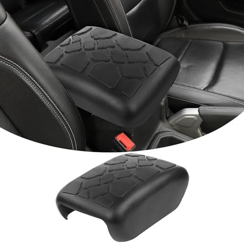 HTHE Center Console Armrest Cover Fit for 2018-2024 Jeep Wrangler JL JLU & Jeep Gladiator JT, Armrest Storage Soft Mat Pet Antiscrach Mat Cover - Image 1
