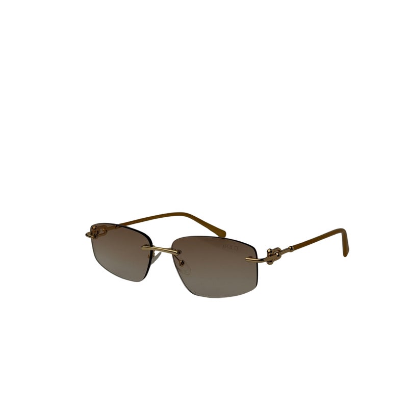 BOLD Celiny Oval Sunglasses for Woman - Gold - Image 2