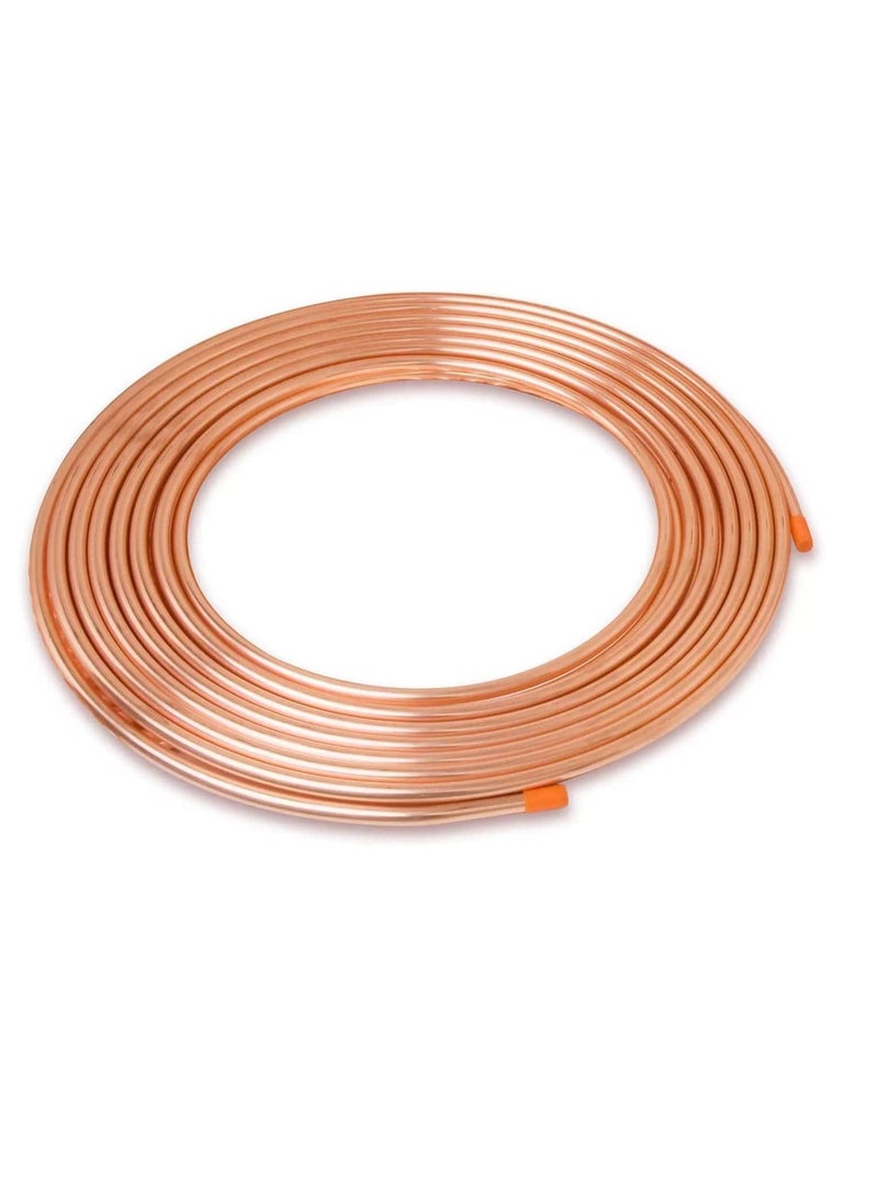 ملف نحاسي حراري ناعم للتبريد - أنابيب HVAC ، ملفوفة على شكل فطيرة ، أنبوب ناعم - صنع في كوريا (3/8 بوصة × 15 متر)  - Image 1
