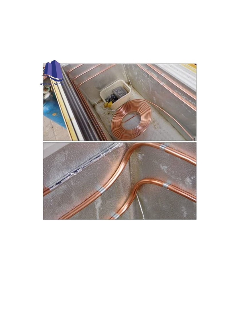 ملف نحاسي حراري ناعم للتبريد - أنابيب HVAC ، ملفوفة على شكل فطيرة ، أنبوب ناعم - صنع في كوريا (3/8 بوصة × 15 متر)  - Image 2