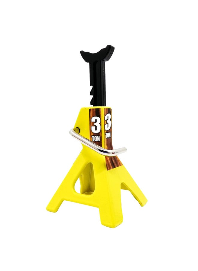 Generic 1/10 Simulation Climbing Car SCX10 D90 CC01 TRX4 Metal Jack Repair Frame Repair Bracket-Color:3T Yellow  - Image 1
