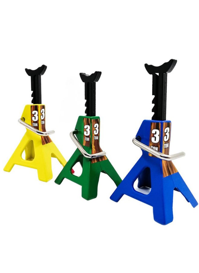 Generic 1/10 Simulation Climbing Car SCX10 D90 CC01 TRX4 Metal Jack Repair Frame Repair Bracket-Color:3T Yellow  - Image 2