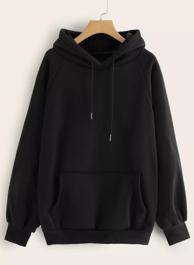 هودي بأكمام راجلان وجيب الكنغر - Image 1