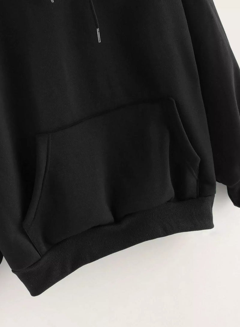 هودي بأكمام راجلان وجيب الكنغر - Image 3