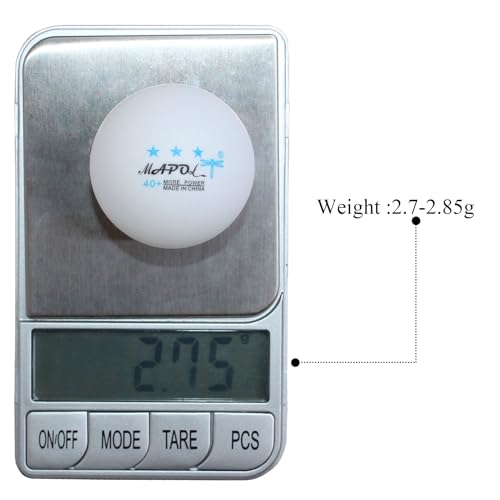 MAPOL 200 Count Table Tennis Balls, 3 Star Advanced Training Ball, Bulk Ping Pong Balls for Indoor & Outdoor Sports (White) - Image 4