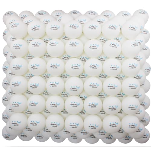 MAPOL 200 Count Table Tennis Balls, 3 Star Advanced Training Ball, Bulk Ping Pong Balls for Indoor & Outdoor Sports (White) - Image 5