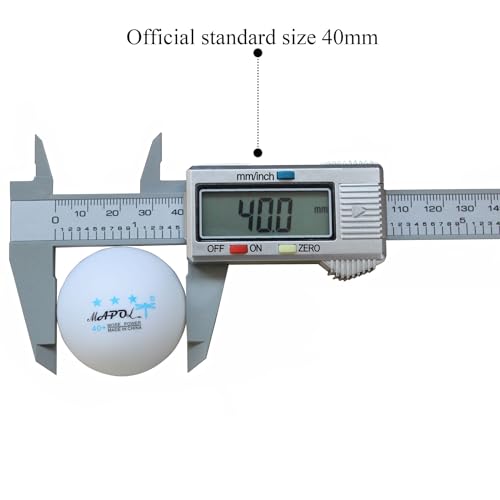 MAPOL 200 Count Table Tennis Balls, 3 Star Advanced Training Ball, Bulk Ping Pong Balls for Indoor & Outdoor Sports (White) - Image 3