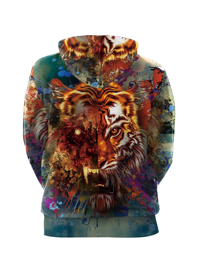 Loquat Star Sky Leo Large Long Sleeve Hooded Sweater  - Image 2