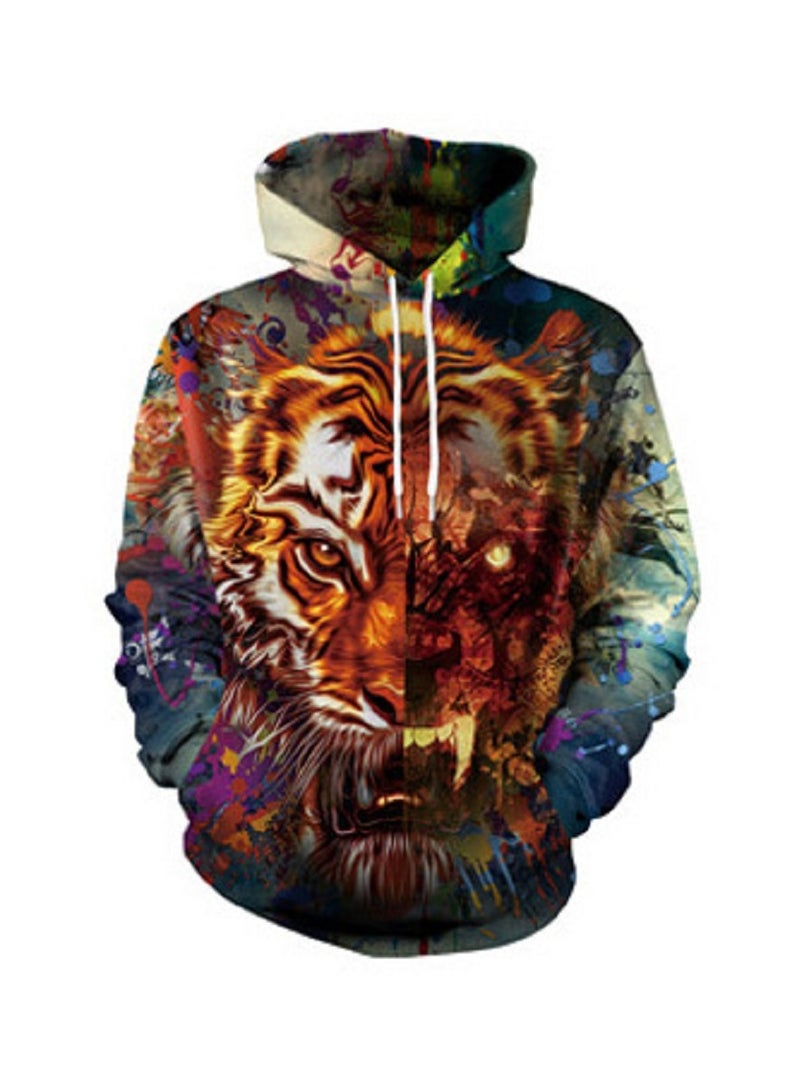 Loquat Star Sky Leo Large Long Sleeve Hooded Sweater  - Image 1