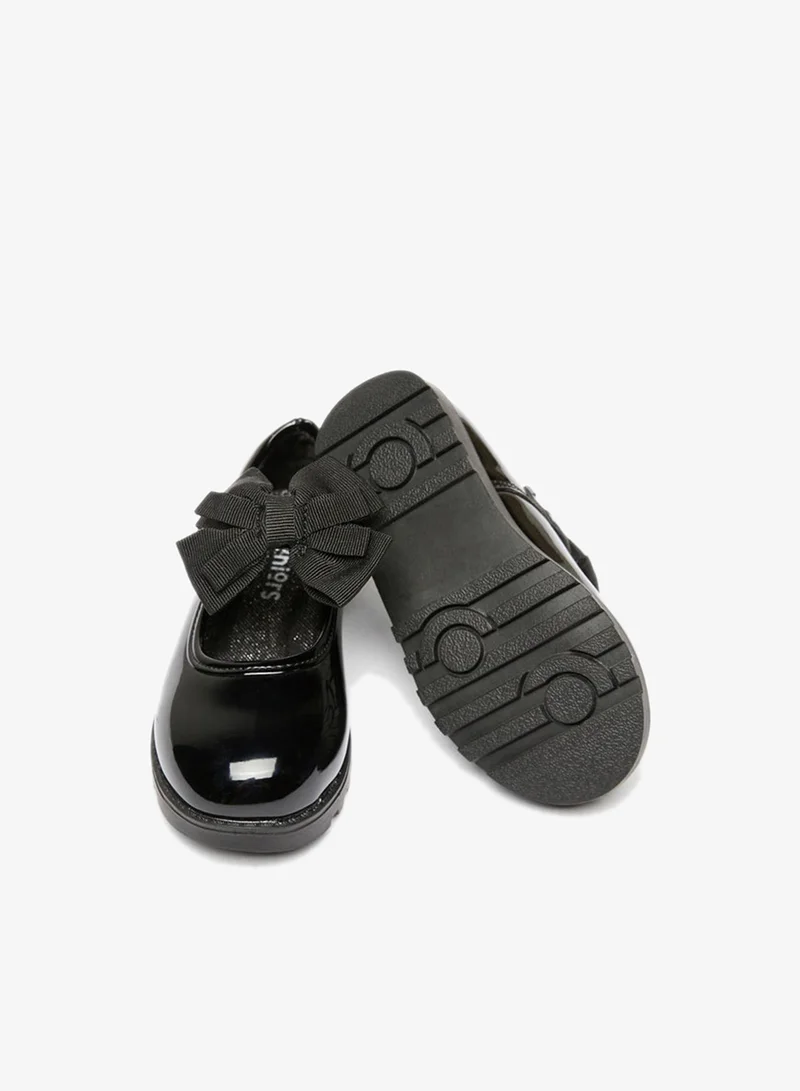 جونيورز حذاء ماري جين سادة بفيونكة