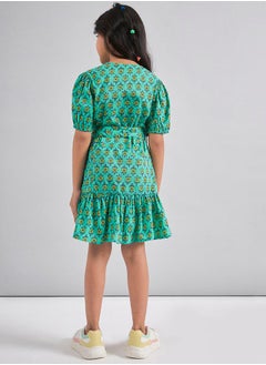 Stylo Bug Flower Print Fit and Flare Casual Dress by Styli  - Image 5