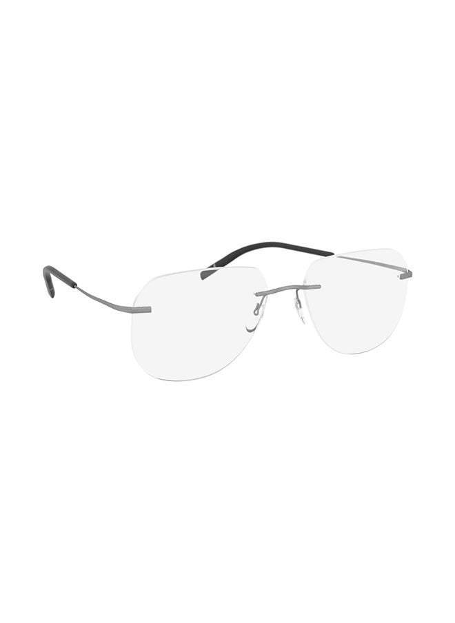 Silhouette Unisex Rectangle Blue Light Filter Eyeglasses - 5541 CM 6760 55 - Lens Size: 55 Mm  - Image 1