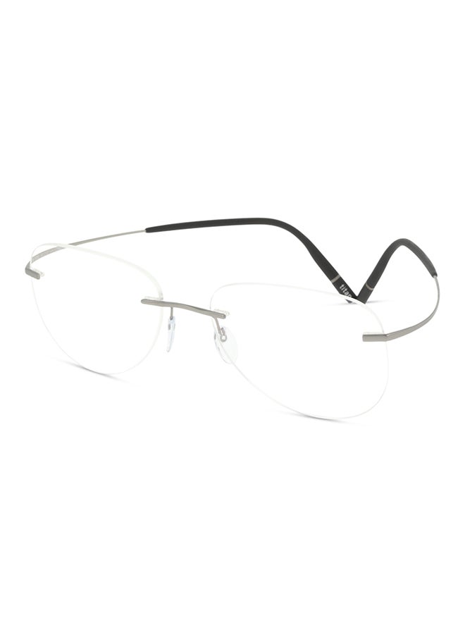 Silhouette Unisex Rectangle Blue Light Filter Eyeglasses - 5541 CM 6760 55 - Lens Size: 55 Mm  - Image 2