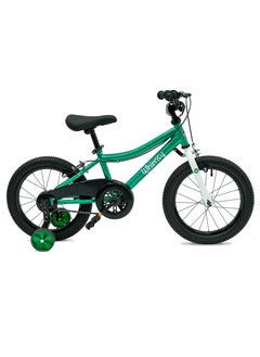 Whimsy Whimsy - Classic 16" Kids Bike  2-Minute Assembly, Handbrake, Child-Friendly Cycle, Adjustable Saddle - Green  - Image 1