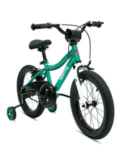 Whimsy Whimsy - Classic 16" Kids Bike  2-Minute Assembly, Handbrake, Child-Friendly Cycle, Adjustable Saddle - Green  - Image 2
