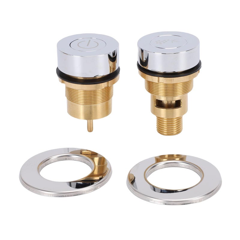 39mm Copper Push Button Air Switch Kit for Garbage Disposal Sink Top - Image 2