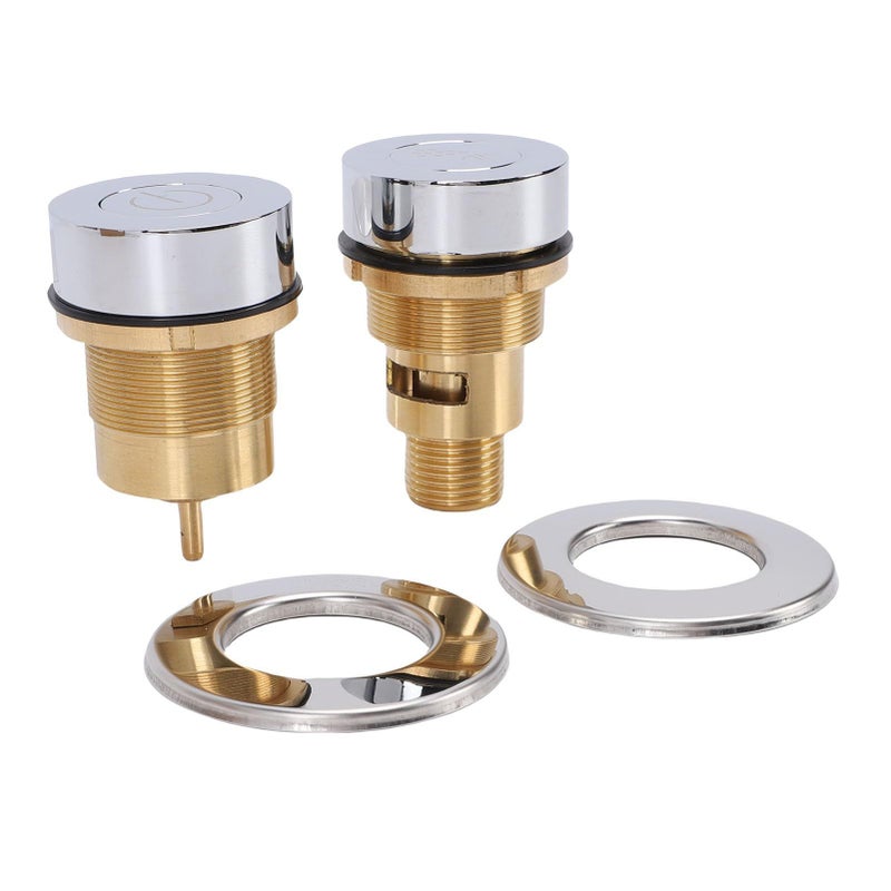 39mm Copper Push Button Air Switch Kit for Garbage Disposal Sink Top - Image 3