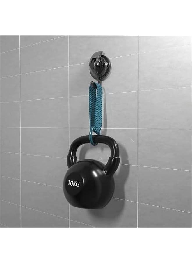 Generic - Suction Cup Hooks for Shower, Heavy Duty Vacuum Shower Hooks for Inside Shower, Gun Silver-Plated Plished Super Suction for Kitchen Bathroom Restroom, 6 Pack - Image 1