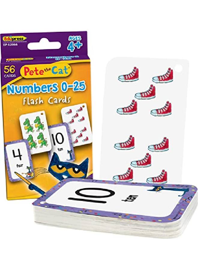 Teacher Created Resources ® Pete The Cat® Numbers 025 Flash Cards - Image 1