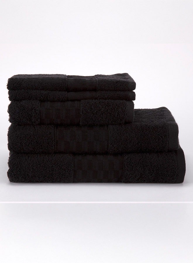 طقم مناشف مورا الإسبانية - ٥ قطع - الخام: 100% قطن ٤ أحجام مختلفة .