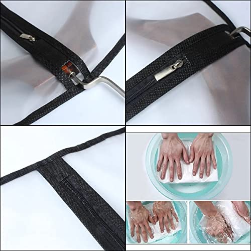 HomeClean Dress Bags for Hanging Clothes12 PCS Transparent Waterproof Dustproof Bags for Wardrobe Storage Coat Covers for Closet Full Zipper Garment Bags for Long Dress Costumes Gowns Coats 24''x60'' - Image 3