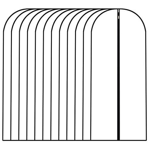 HomeClean Dress Bags for Hanging Clothes12 PCS Transparent Waterproof Dustproof Bags for Wardrobe Storage Coat Covers for Closet Full Zipper Garment Bags for Long Dress Costumes Gowns Coats 24''x60'' - Image 1