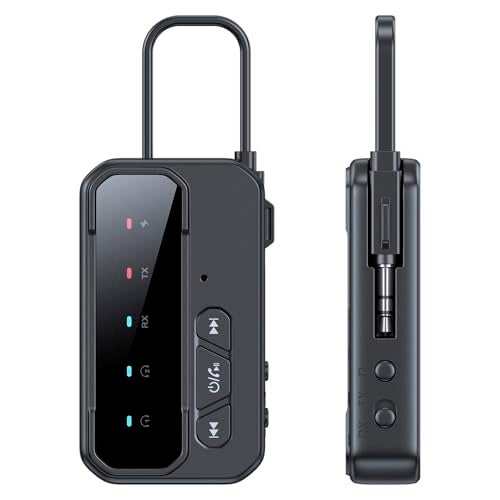 FMIIFMS Bluetooth 5.4 Transceiver Pro - Dual Audio Streaming for Airplane, Car & Home, Wireless Adapter for TV/Stereo/Headphones (2 Devices Simultaneous) - Image 2