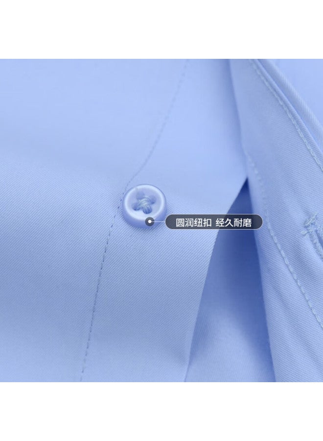 Shanshan Men's Long Sleeve Shirt Business Casual Solid Color Xinjiang Long-staple Cotton Formal Workwear - Image 5