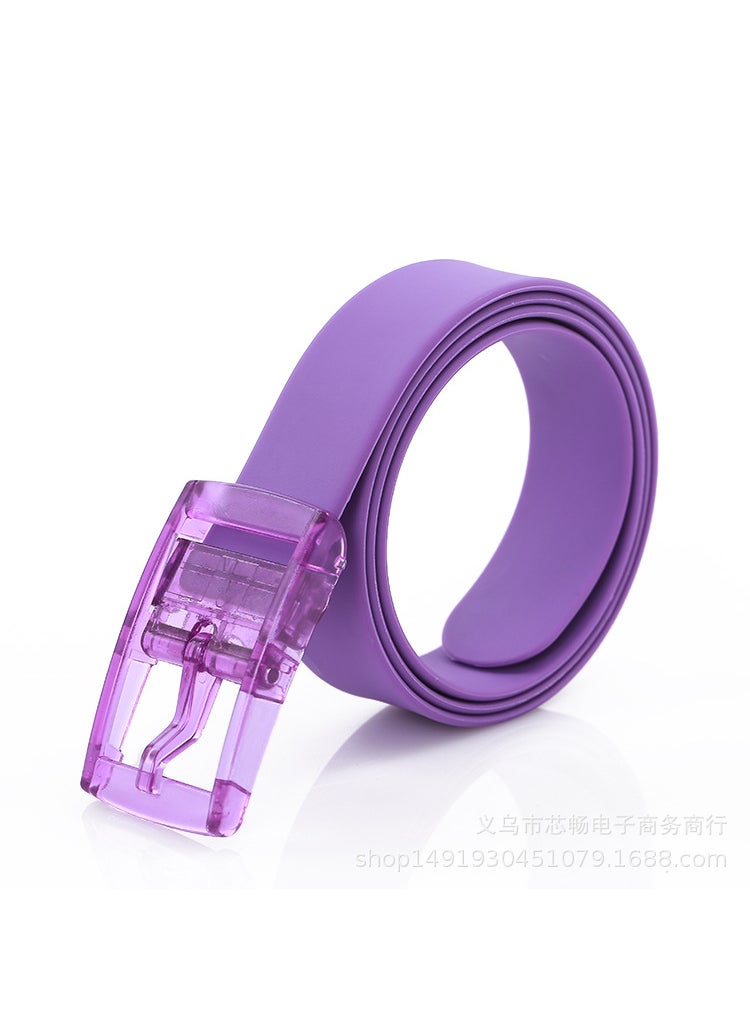 Generic Silicone Belt Candy Aroma Couples Fashion Purple 