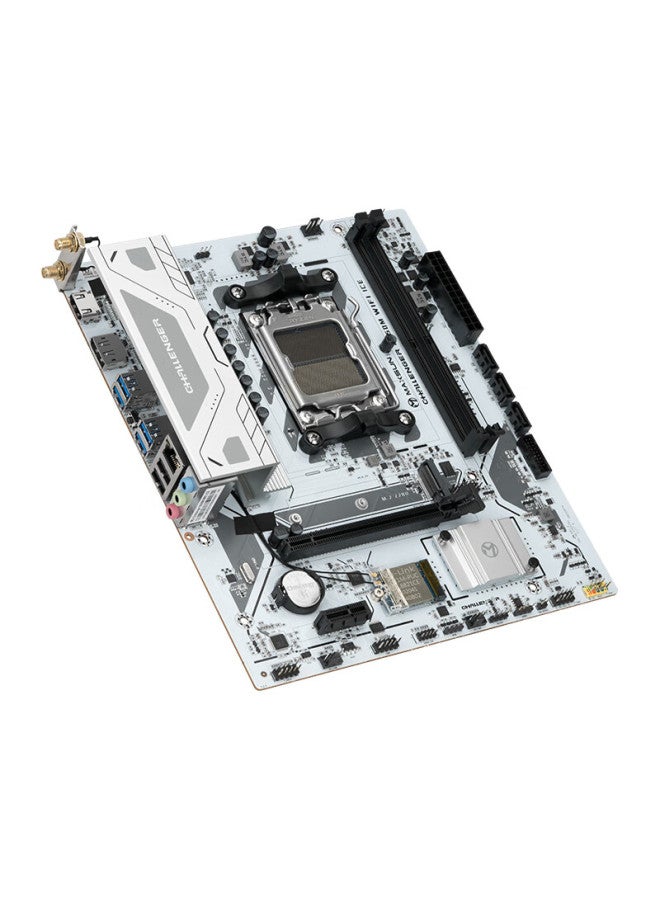 Maxsun Ms-challenger B650m Wifi Ice Motherboard Supports Ddr5, Compatible With Amd Cpu Am5 7500f/7900x/7700x/7600x - Image 4