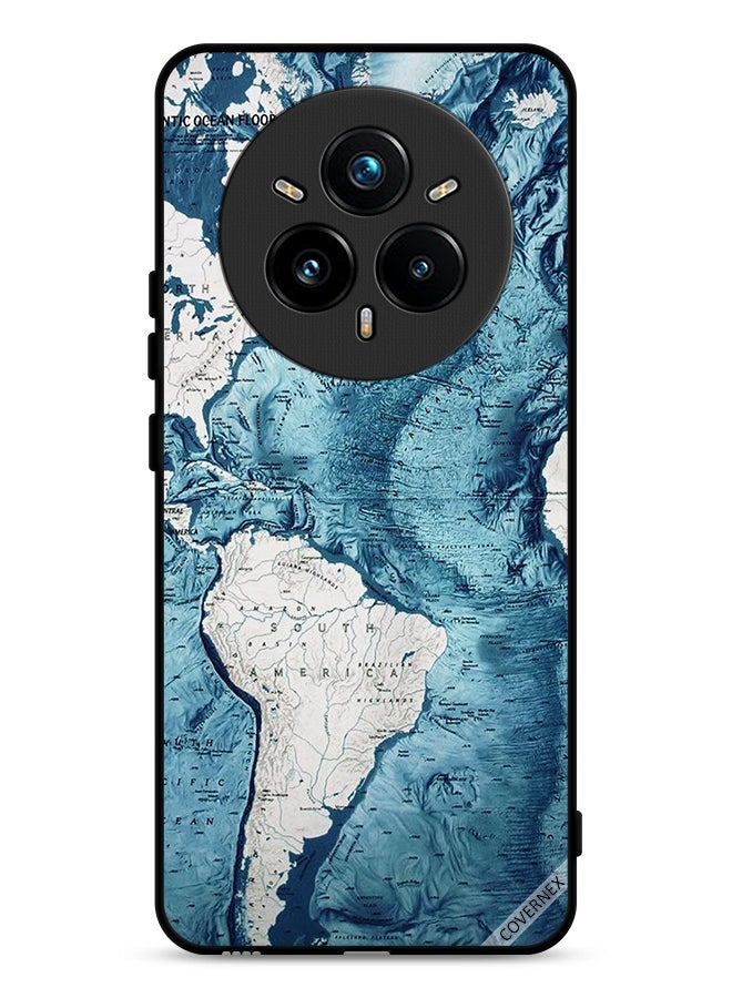 Covernex غطاء حماية ريلمي 14 برو 5G بتصميم خريطة فنون