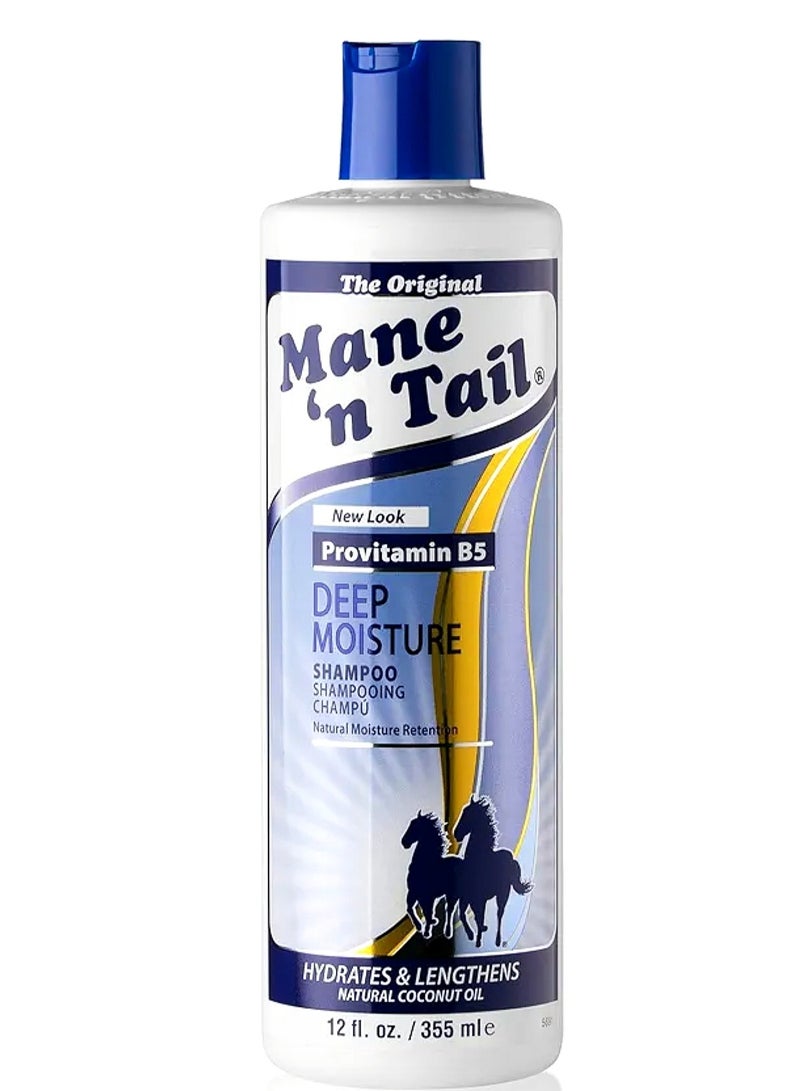 ماين ان تيل Herbal Grow Shampoo from Mane 'n Tail, rich in Pro-Vitamin B5 and coconut oil, 355ml