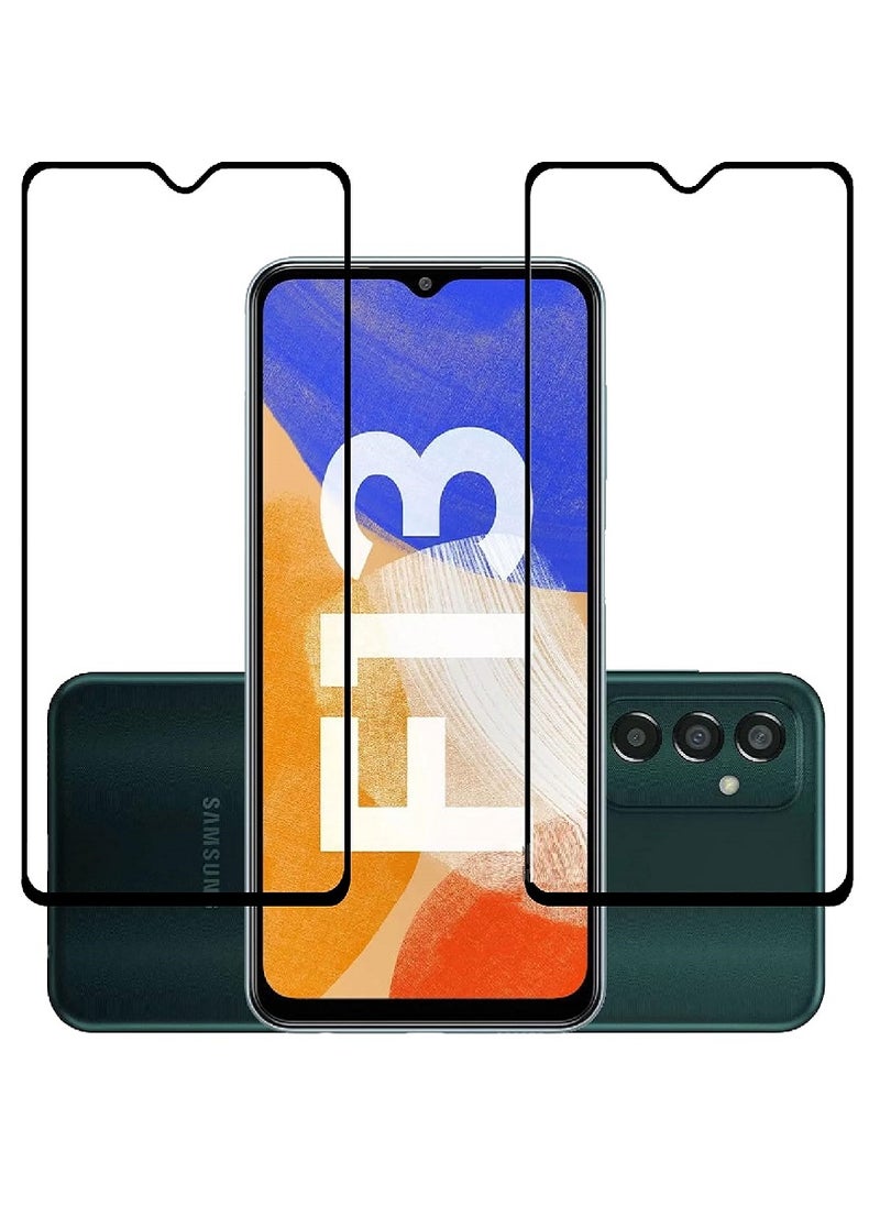 Super 2 Pieces Tempered Glass Screen Protector 5D Designed For Samsung Galaxy F13 Full Glue Edge to Edge Full Screen Coverage And Bubble Free - Image 1