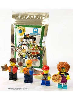 Ultimate Food Accessory Pack 2 With 100 Custom Printed Pieces Compatible With Lego And All Major Brick Brands Fits Lego Minifigures (Minifigures Not Included) - pzsku/ZA52F412B3B57EE09D615Z/45/_/1652709678/50b25b00-31ca-4600-b427-bdb7f4f82b42