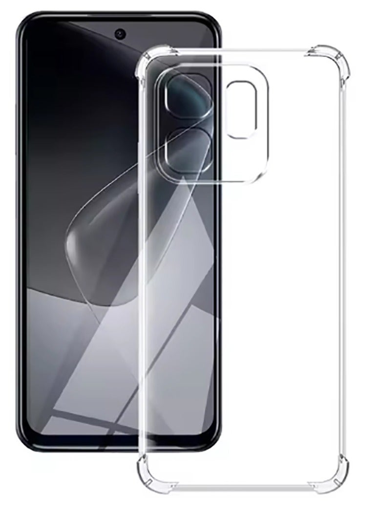 حافظة هوائية شفافة مضادة للسقوط لهاتف Infinix Hot 50i / Infinix Smart 9، حافظة سيليكون ناعمة مع حماية هوائية - Image 2