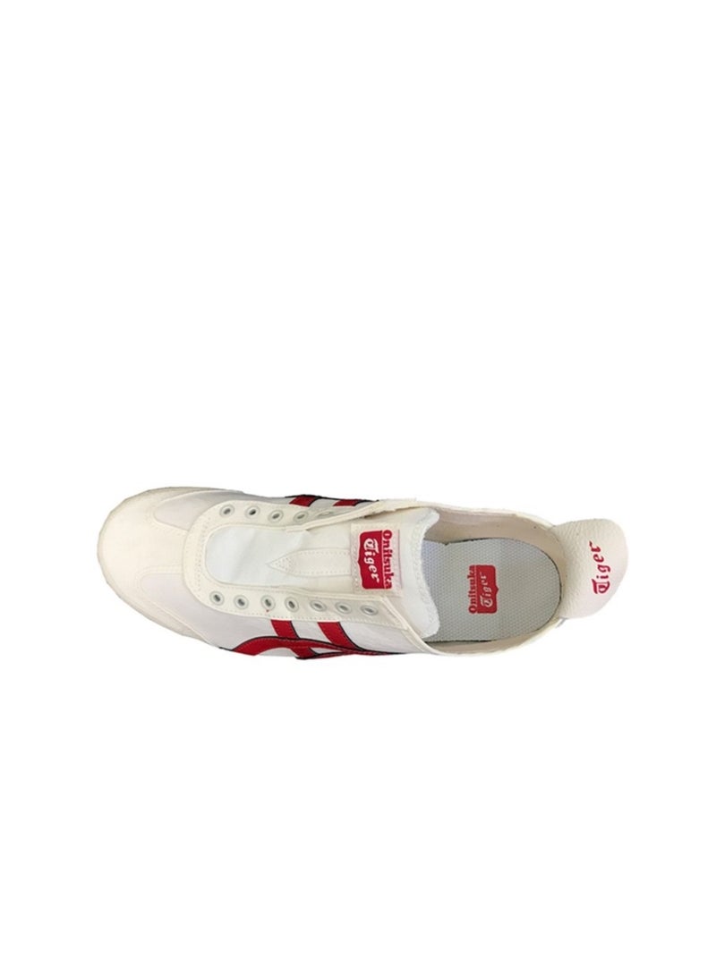 Onitsuka Tiger MEXICO 66 Slip-On Canvas Casual Colorblock Sneakers Shoes White/Red - Image 5