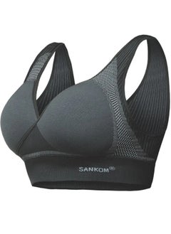 SANKOM Sankom Patent Premium Aloe Vera Bra for Back Support | Uses the Natural Weight of the Bust to improve Posture and Help Reduce Back and Neck Pain | Smooths, Lifts, and Shapes for a Natural Look | Offers Excellent Coverage and Support  - Image 1