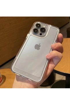 Angmei 5pcs iPhone 15promax mobile phone case, Anti-drop Clear Protective Case MagSafe Ultra-thin Matte Clear Cell Phone Case  - Image 1