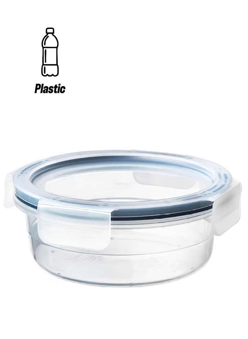 حافظة طعام بغطاء ، دائرية / بلاستيكية 450 مل - Image 1
