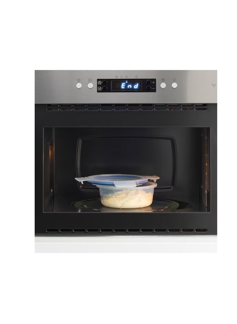 حافظة طعام بغطاء ، دائرية / بلاستيكية 450 مل - Image 2