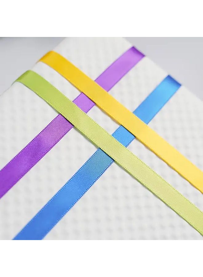 20 Yarn Dyed Silk Satin Ribbon Roll 2 5 Inches Wide 25 Yards Per Roll Set A Plus B 10 Rolls For Gift Wrapping Party Decoration DIY Hair Bows Fabric Crafts - Image 5