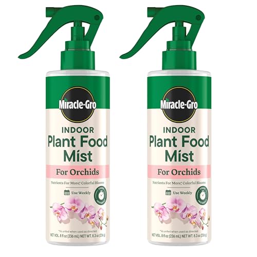 Miracle-Gro Indoor Plant Food Mist for Orchids, Orchid Plant Food, 8 fl. oz., 2-Pack - Image 1