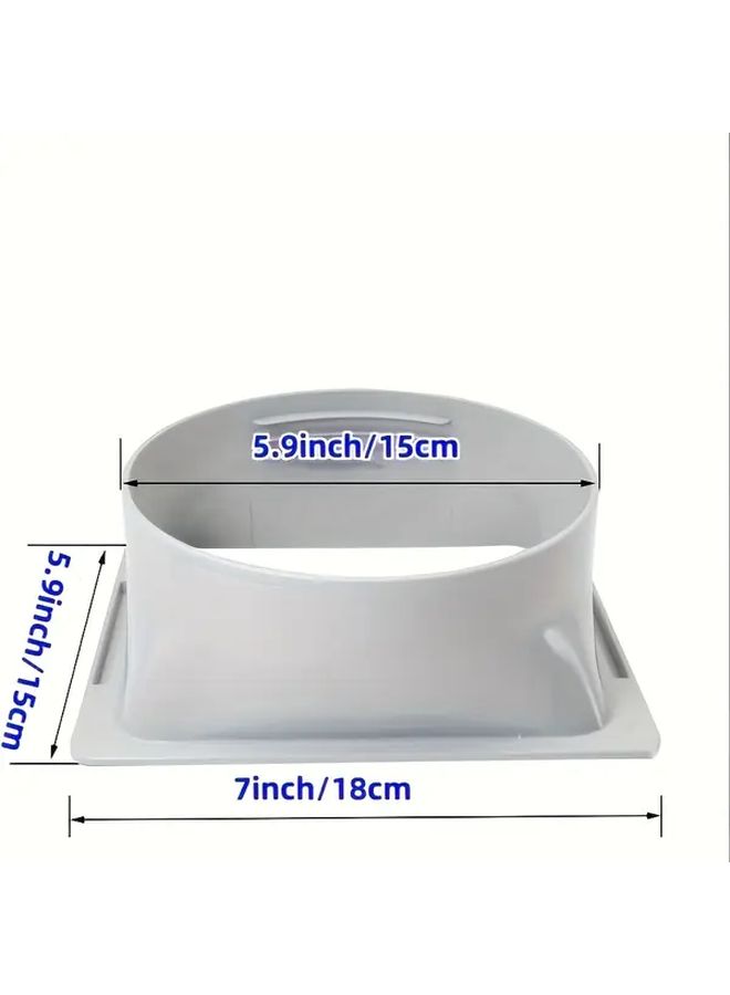5 9 Inch Leak Proof HVAC Exhaust Connector 1pc For RV Truck Car AC Systems - Image 3