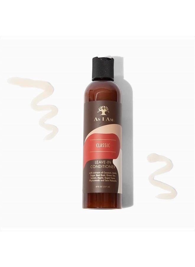 As I Am Leave In Conditioner - 8 Ounce - with Coconut, Amla, Green Tea & Saw Palmetto - Conditions & Softens - Moisturizes & Strengthens - Prevents Tangles - Eases Wet Combing - Seals Cuticles - Vegan  - Image 4