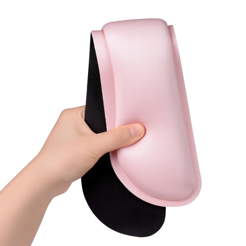 Dapesuom Enlarge Keyboard Wrist Rest, Cute Memory Foam Keyboard Wrist Cushion for Computer Desk Mats Support, Typing Pain Relief Ergonomic Mouse Pad Rests with Non-Slip Base for Gaming, Laptop, Pink - Image 3