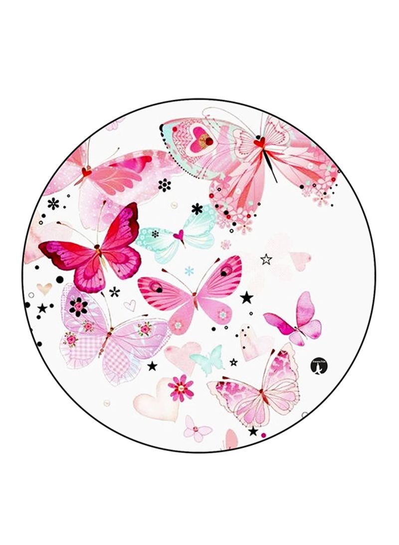 Butterflies Printed Mouse Pad  Multicolour