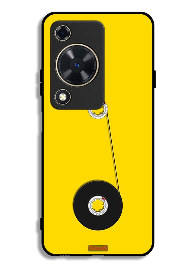 Tolwak Huawei Nova Y63 Protective Case Cover Cassette Wheel Art