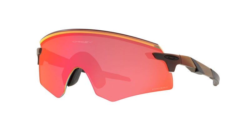 Oakley Men's OO9471 Encoder Rectangular Sunglasses, Matte Red Colorshift/Prizm Trail Torch, 36 mm - Image 2